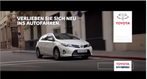 Toyota Hybrid Werbung
